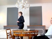 Preview 2 of TUTOR4K. Teacher is a respected woman that acts like a slut during sex