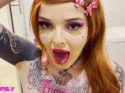 Preview 2 of watch maddison ink she loves her anal milk enemas Like if you want the full vid