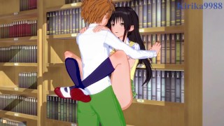 To Love Ru Hentai Yui Kotegawa And Rito Yuki Engage In Passionate Sex In A Deserted Library