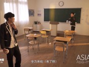 Preview 1 of ModelMedia Asia-Teasing Sexy Teacher In Black Stockings-Shen Na Na-MD-0181-Best Original Asia Porn