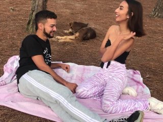 teen, real couple homemade, outside, 18 year old virgin