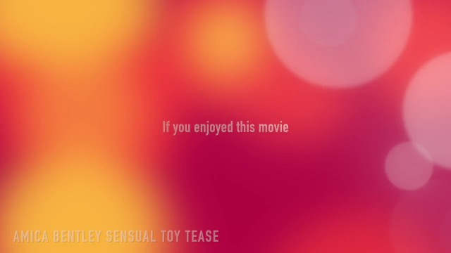 Sensual Lesbian Toy Tease