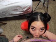 Preview 3 of POV throatfucking Chinese queen