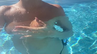 Fit In The Pool After Training Gets A Huge Cumshoot