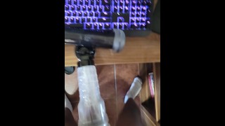Fleshlight fuck and cumshot