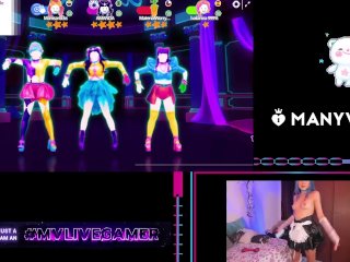 justdance, brunette, maid, exclusive
