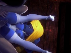 Gargamel Smurfing Smurfette