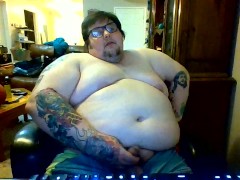 Fat Boy Webcam Jack Off on Underwear Shorts 🍰🩳