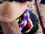 Preview 2 of Genshin Impact Scaramouche transdoll cosplay gets stuffed in the ass