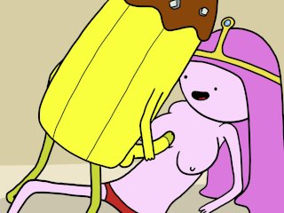 Princess Bubblegum Tit Fucked by Banana Guard