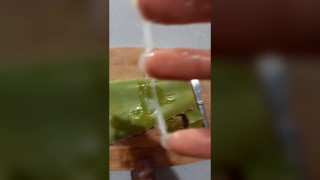 POV Tutorial On Masturbating The Penis With Aloe Vera Lube Gel And Ejaculating A Lot Of Sperm