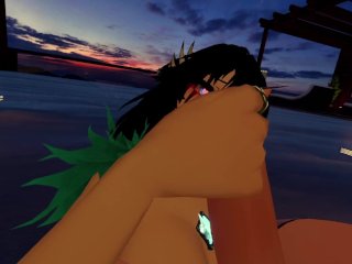 Giving Intense Blowjob_in PoolVrchat