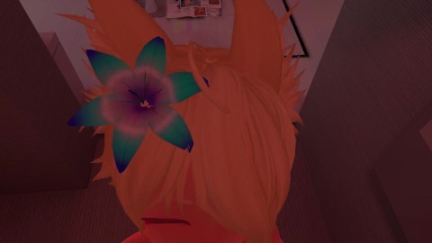 Your Trans Vtuber GF Gives You A Quick ASMR Blowjob POV - VR Erp