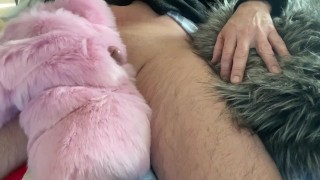 Pink Fur Masturbation 