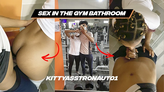 Секс в ванной комнате тренажерного зала - Gym Creampie