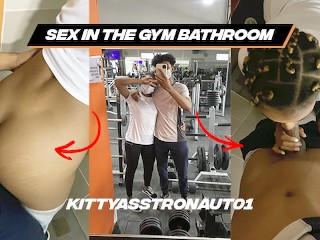 Fazendo Sexo no Banheiro Da Academia - Gym Creampie