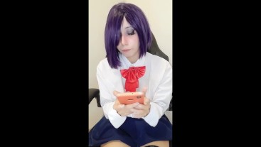 Touka Reacts to ITADAKI! SEIEKI ( sin censura) hentai - Nyauri1