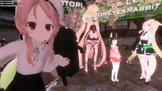 Korean Girl's Life Story #15 Japanese Chinese Characters Naughty Voice On SIXKEY Vrchat