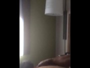 Preview 3 of College girl cheating with his roommate while her boyfriend keeps calling