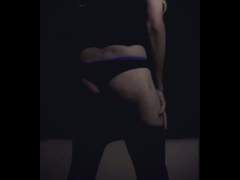 Hot sexy BLONDE SLUT striptease 