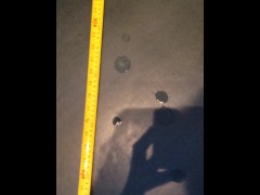 27.5" (70cm) Long distance cumshot