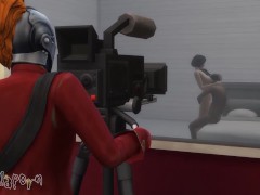 Young woman fucked by a dirty homeless old fart while I'm filming it... Hentai 3D "Sims 4"