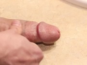Preview 3 of Hot Guy Cums With One Finger Jerking Off While Watching Porn