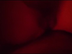 Passionate anal sex with red light