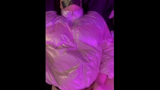 Tape Gagged & Blindfolded Masturbating 