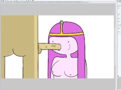 Drawing Princess Bubblegum Sucking Cock