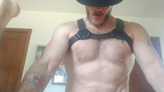 POV van een cowboy papa die zijn man neukt, volledige video op JUSTFOR. FANS/PJANDTHEBEAR