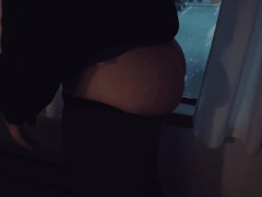 Amateur Wife Huge Booty Window Flasher