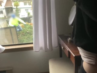 Amateur Wife Huge Booty_Window Flasher