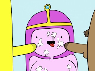 Princess Bubblegum Threesome With Starchy and a Banana Guard – Adventure Time Porn Parody