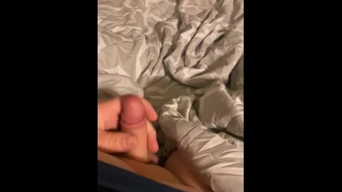 Jack off cum on hand 