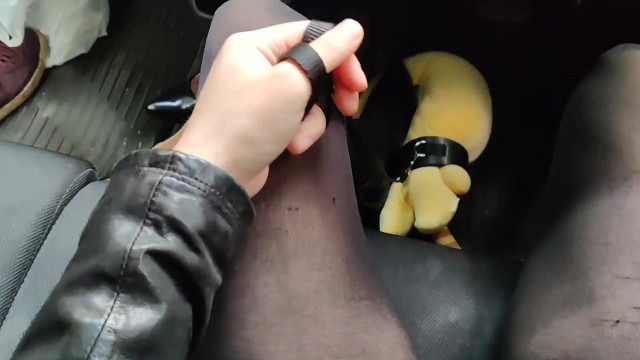 Japanese Female Doll Plush Doll Stomping Torture Pedal Pumping Leather Skirt Jacket Crash Fetish