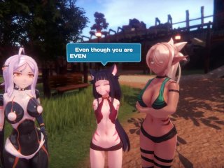 MonsterGirl Island [Monthly Patreon choice Hentai game] Ep.2 Getting crabs to have sex