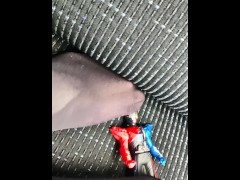 日本人 女装  レザー オナニー 踏み潰し クラッシュフェチ - Screenshot 3 of 16 - Public Masturbation