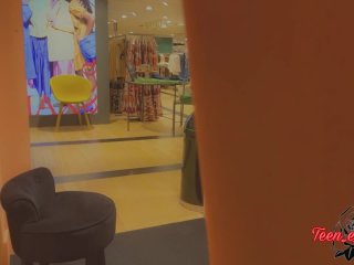 mall, caught masturbating, change room, shopping center