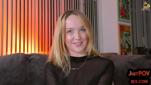 POV model riding dick in erotic couple after showing feet