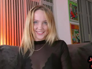 POV model riding dick in erotic couple after showingfeet