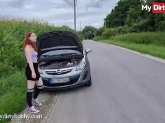 Video MyDirtyHobby - FinaFoxy Hitchhikes Her Way Home & Rewards The Guy Who Saved Her With A Good Fuck
