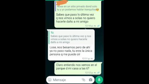 la novia de mi amigo me escribe para contarme sus problemas y le saca la vuelta- sexo discreto