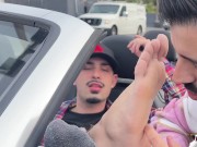 Preview 1 of Feet Sucker Public Worship Hot Latino LetThemWatch HungPapi