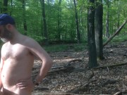 Preview 4 of 1ncandenza shows off his boner and wanks in the forest