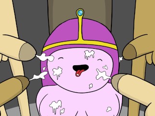 Princess Bubblegum Bukkake - Porno Tiempo De Aventura