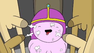 Princess Bubblegum Bukkake - Porno tiempo de aventura