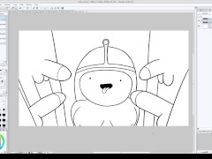 Drawing Adventure Time Porn - Princess Bubblegum Bukkake (Speed-Paint) - Screenshot 13 of 16 - Blowjob