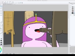Drawing Adventure Time Porn - Princess Bubblegum Bukkake (Speed-Paint) - Screenshot 5 of 16 - Gangbang