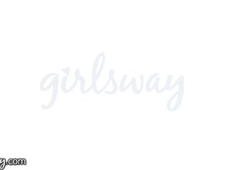 GIRLSWAY - She Greets Her New Neighbor With A Good Strapon Pounding screenshot number 0
